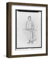 Honore de Balzac-Paul Gavarni-Framed Giclee Print