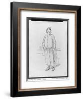 Honore de Balzac-Paul Gavarni-Framed Giclee Print