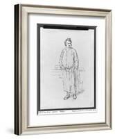 Honore de Balzac-Paul Gavarni-Framed Giclee Print