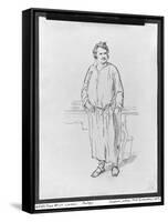 Honore de Balzac-Paul Gavarni-Framed Stretched Canvas