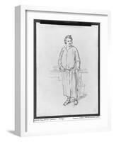 Honore de Balzac-Paul Gavarni-Framed Giclee Print