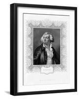 Honore-Gabriel De Riquetti, Comte De Mirabeau, French Writer, Orator and Statesman, 19th Century-HB Hall-Framed Giclee Print