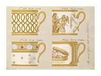 Sucrier, cheyère et cremier, ca. 1800-1820-Honore-Laminated Art Print