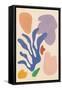 Honoring Matisse Warm v2-Danhui Nai-Framed Stretched Canvas