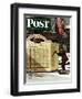 "Honoring the Dead," Saturday Evening Post Cover, December 4, 1943-Stevan Dohanos-Framed Giclee Print