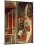 Honorius III Approving Carmelite Rule, Detail from Predella of Altarpiece for the Carmine-Pietro Lorenzetti-Mounted Giclee Print