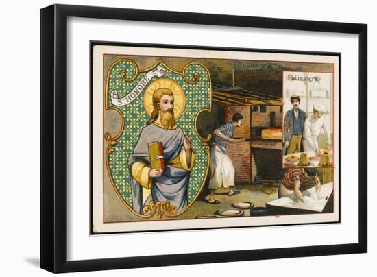 Honorius Patron Saint-null-Framed Art Print