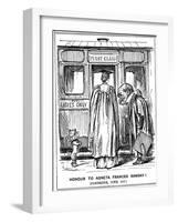 Honour to Agneta Frances Ramsay! Cambridge, June, 1887-George Du Maurier-Framed Giclee Print