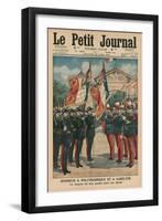 Honour to Polytechnique and Saint-Cyr, Front Cover Illustration from 'Le Petit Journal',…-French School-Framed Giclee Print