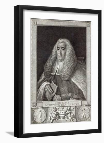Honourable Mr Justice Blackstone, engraved by Hall-Thomas Gainsborough-Framed Giclee Print
