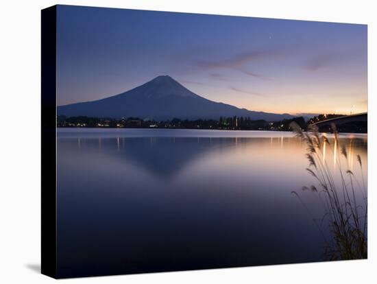 Honshu Island, Kawaguchi Ko Lake, Mt, Fuji, Japan-Michele Falzone-Stretched Canvas