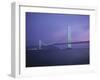 Honshu-Shikoku Bridge, Nr. Kobe, Japan-Demetrio Carrasco-Framed Photographic Print