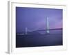 Honshu-Shikoku Bridge, Nr. Kobe, Japan-Demetrio Carrasco-Framed Photographic Print