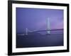 Honshu-Shikoku Bridge, Nr. Kobe, Japan-Demetrio Carrasco-Framed Photographic Print