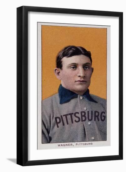 Honus Wagner Baseball Card-null-Framed Giclee Print