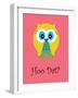 Hoo Dat Pink-Jan Weiss-Framed Art Print