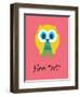 Hoo Dat Pink-Jan Weiss-Framed Art Print