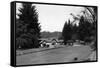 Hood Canal, Washington - Exterior View of Alderbrook Resort-Lantern Press-Framed Stretched Canvas