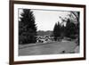 Hood Canal, Washington - Exterior View of Alderbrook Resort-Lantern Press-Framed Premium Giclee Print