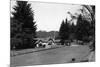 Hood Canal, Washington - Exterior View of Alderbrook Resort-Lantern Press-Mounted Premium Giclee Print