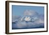 Hood Canal, Washington State. Fresh snow and pastel clouds surround the Brothers Mountain-Jolly Sienda-Framed Photographic Print