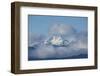 Hood Canal, Washington State. Fresh snow and pastel clouds surround the Brothers Mountain-Jolly Sienda-Framed Photographic Print