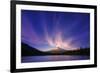 Hood Light, Magic Mood at Mount Hood, Trillium Lake, Oregon Portland-Vincent James-Framed Photographic Print