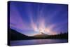 Hood Light, Mood and Atmosphere at Mount Hood, Trillium Lake Oregon-Vincent James-Stretched Canvas