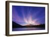 Hood Light, Mood and Atmosphere at Mount Hood, Trillium Lake Oregon-Vincent James-Framed Photographic Print