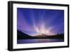 Hood Light, Mood and Atmosphere at Mount Hood, Trillium Lake Oregon-Vincent James-Framed Photographic Print