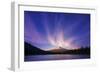 Hood Light, Mood and Atmosphere at Mount Hood, Trillium Lake Oregon-Vincent James-Framed Photographic Print