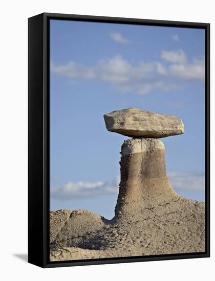 Hoodoo, Bisti Wilderness, New Mexico, United States of America, North America-James Hager-Framed Stretched Canvas