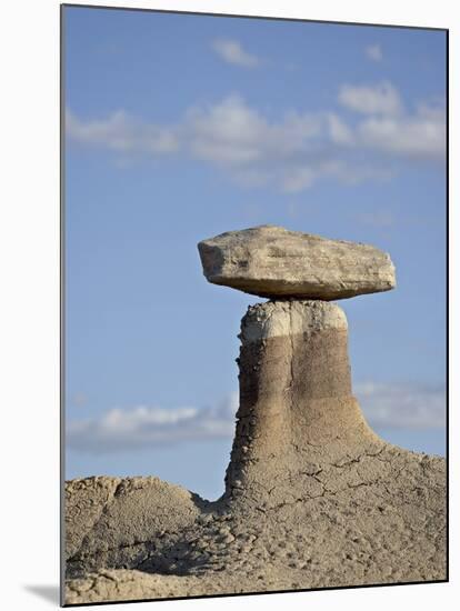 Hoodoo, Bisti Wilderness, New Mexico, United States of America, North America-James Hager-Mounted Photographic Print