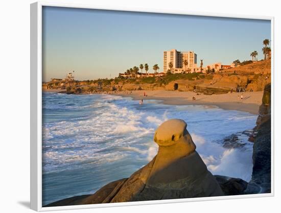 Hoodoo Rock Formation in La Jolla, San Diego County, California, USA-Richard Cummins-Framed Photographic Print