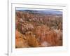 Hoodoo Rock Formations in a Canyon from Sunset Point, Bryce Canyon National Park, Utah, Usa-null-Framed Photographic Print