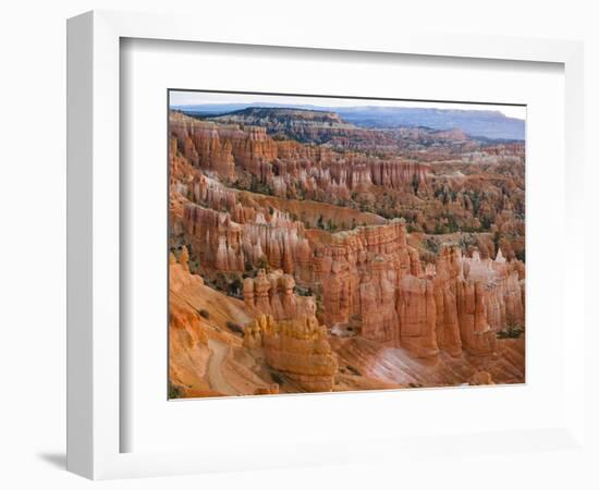 Hoodoo Rock Formations in a Canyon from Sunset Point, Bryce Canyon National Park, Utah, Usa-null-Framed Photographic Print