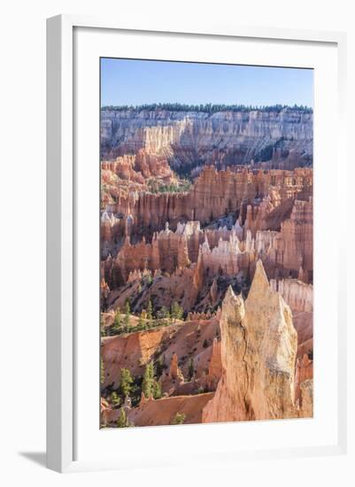 Hoodoo Rock Formations in Bryce Canyon Amphitheater-Michael Nolan-Framed Photographic Print