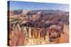 Hoodoo Rock Formations in Bryce Canyon Amphitheater-Michael Nolan-Stretched Canvas