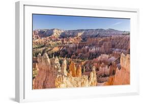 Hoodoo Rock Formations in Bryce Canyon Amphitheater-Michael Nolan-Framed Photographic Print