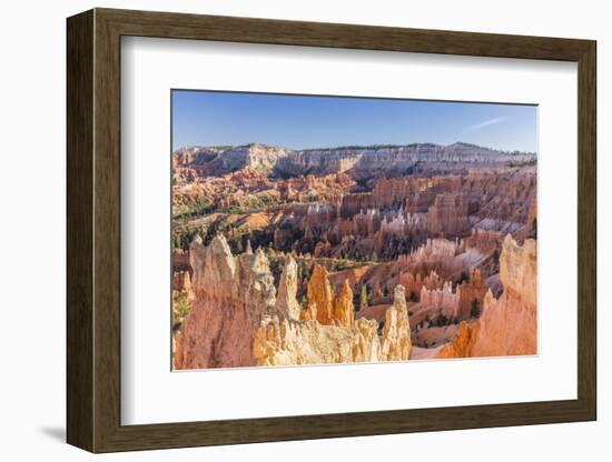 Hoodoo Rock Formations in Bryce Canyon Amphitheater-Michael Nolan-Framed Photographic Print