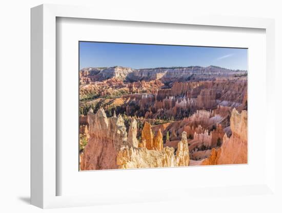 Hoodoo Rock Formations in Bryce Canyon Amphitheater-Michael Nolan-Framed Photographic Print