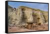 Hoodoo sandstone landscape, Grand Staircase-Escalante, Utah-Howie Garber-Framed Stretched Canvas