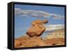 Hoodoo under Clouds, Goblin Valley State Park, Utah, United States of America, North America-James Hager-Framed Stretched Canvas