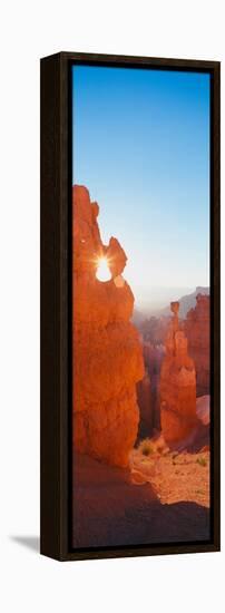 Hoodoos at Sunrise, Bryce Canyon National Park, Southern Utah-null-Framed Stretched Canvas