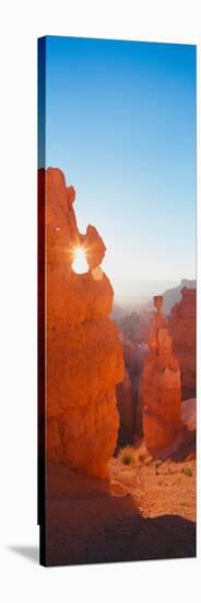 Hoodoos at Sunrise, Bryce Canyon National Park, Southern Utah-null-Stretched Canvas