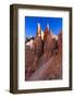 Hoodoos Backlit by Winter Early Morning Sun, Queen's Garden Trail, Bryce Canyon National Park-Eleanor Scriven-Framed Photographic Print