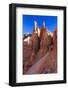 Hoodoos Backlit by Winter Early Morning Sun, Queen's Garden Trail, Bryce Canyon National Park-Eleanor Scriven-Framed Photographic Print