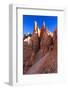 Hoodoos Backlit by Winter Early Morning Sun, Queen's Garden Trail, Bryce Canyon National Park-Eleanor Scriven-Framed Photographic Print