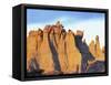 Hoodoos in Adobe Town Wilderness Study Area-Scott T^ Smith-Framed Stretched Canvas