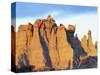 Hoodoos in Adobe Town Wilderness Study Area-Scott T^ Smith-Stretched Canvas